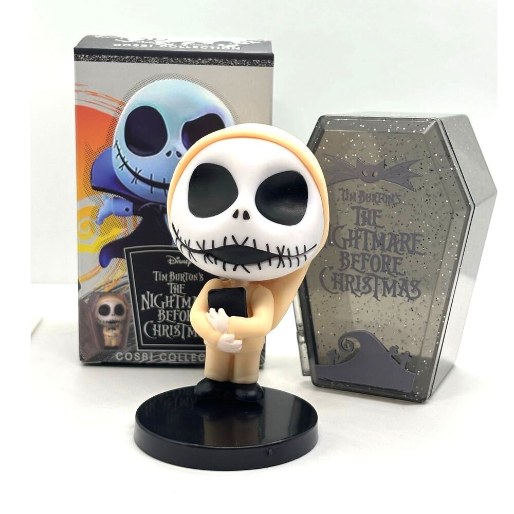 Disney x Cosbi Nightmare Before Christmas Jack Skellington and Coffin